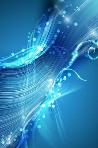Blue Abstract Swirls iPhone HD Wallpaper