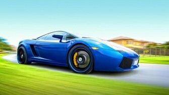 Blue Sports Car Wallpaper And Image Pictures Photos