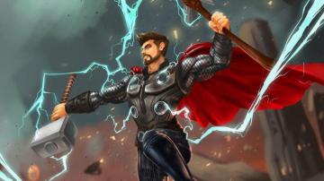 Wallpaper 4k Thor Art New