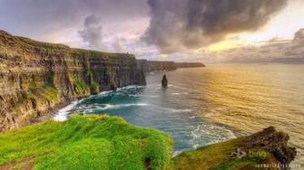 Moher At Sunset County Clare Ireland HD Wallpaper IHD