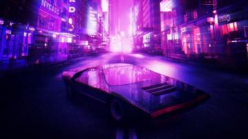 Synthwave Wallpaper Airwallpaper