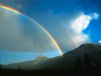 Rainbow Dark Cloud Wallpaper Walldu