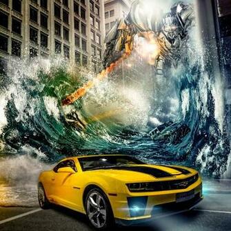 Transformers City iPad Wallpaper iPhone