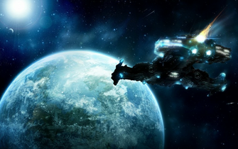 Space Ship Wallpaper