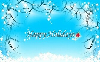 Happy Holidays Wallpaper HD Dekstop