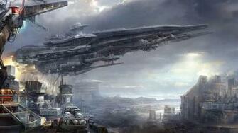 Space Ship Wallpaper