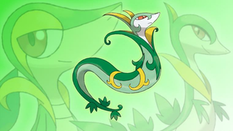 Snivy Servine And Serperior Wallpaper By Glench