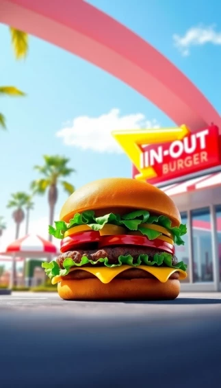 In N Out Burger Wallpaper