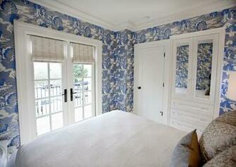 Summer Palace Wallpaper Asian Bedroom Massucco Warner Miller