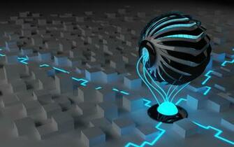 Black 3d Wallpaper Background