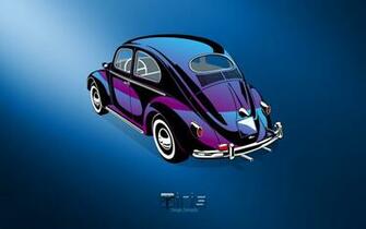 Vintage Beetle Wallpaper