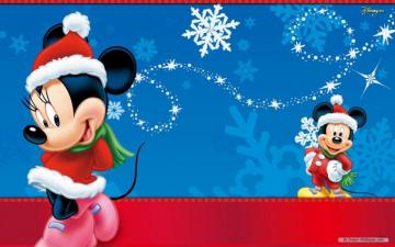 Disney Wallpaper Merry Christmas Mickey Mouse
