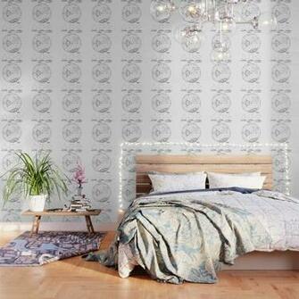 Buckminster Fuller Geodesic Structures Patent Wallpaper By