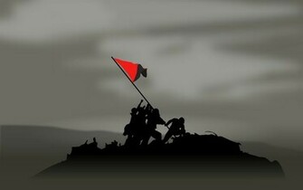 Anarchy Flag Wallpaper Raising