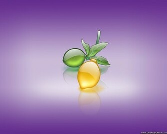 Desktop Wallpaper 3d Background Lemon In Lavender Background