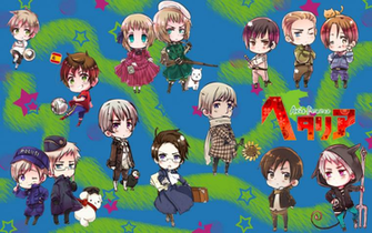 Hetalia Chibis Wallpaper By Sacredlugia