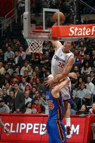 Nba Slam Dunk Basketball Blake Griffin Los Angeles
