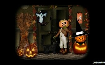 Halloween Scenes Screensaver Artsy