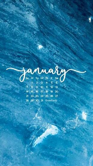 January Blue Phone Wallpaper And Mobile Background