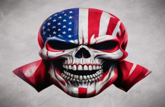 American Flag Punisher Skull Wallpaper