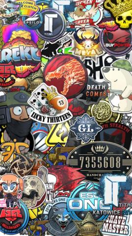 Stickers Phone Wallpaper