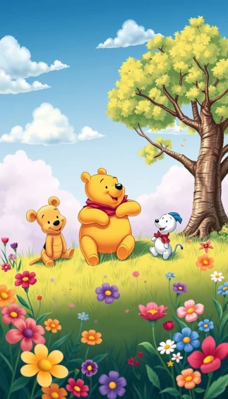 Pooh Mobile Wallpaper