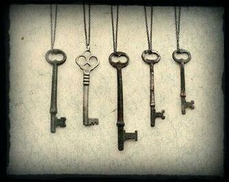 Dreamy Dark Skeleton Key Photograph The Yellow Wallpaper Victorian
