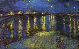 Wallpaper Van Gogh Animaatjes