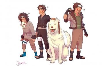 Wallpaper Guy Naruto Dog Inu Turned Out Kiba Inuzuka