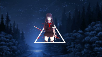 Dark Red Theme Anime Wallpaper