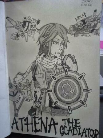 Borderlands Athena The Gladiator By Fireweaver360