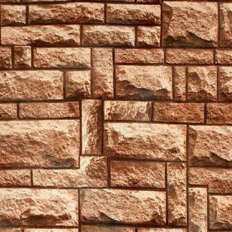 3d Stone Brick Wall Paper Roll Background Pvc Waterproof Wallpaper