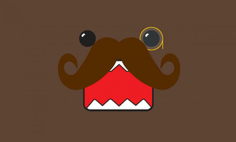 Mustache Desktop Background