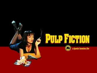 Wallpaper Photo Art Pulp Fiction Movie