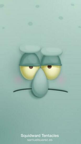 Spongebob Series Wallpaper Squidward Tentacles