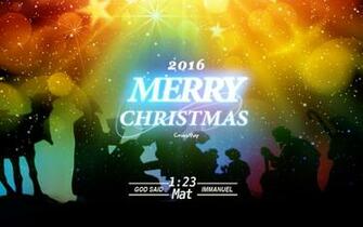 Merry Christmas Christian Illustrations Crossmap