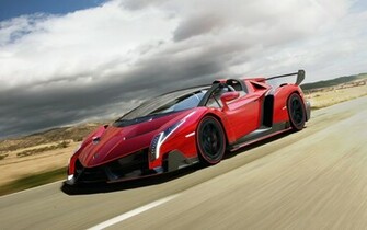 Lamborghini Veneno Roadster Wallpaper HD Car