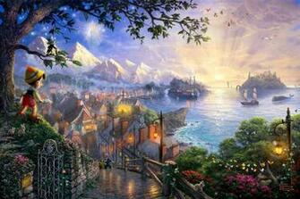 Walt Disney Wallpaper Pinocchio Characters