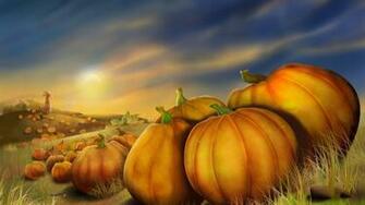 Thanksgiving Illustration Design Wallpaper
