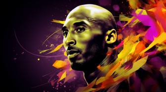 Kobe Bryant In Vector Art Wallpaper By Patrika