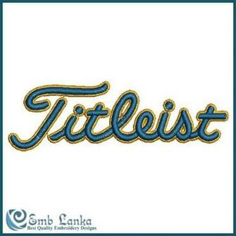 Titleist Logo Embroidery Design Jpg