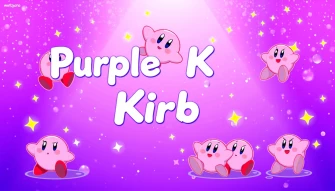 Purple Kirby Wallpaper