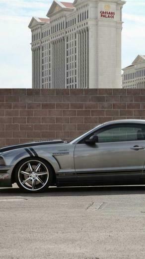 Grey Ford Mustang iPhone Wallpaper S
