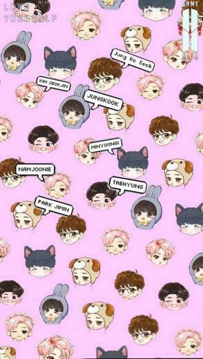Bts Chibi Wallpaper If U Want An Individual Member Lmk Army S Amino