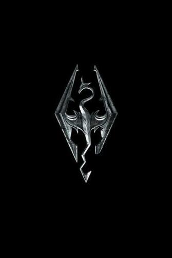 Skyrim Logo I4 Wallpaper By Chev327fox