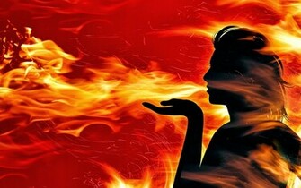 Dark Black Fire Wallpaper HD Picture Image Jpg