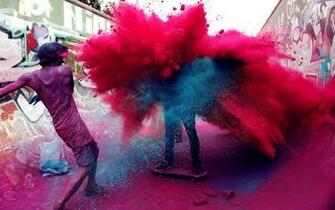 Mood Fun Color Clouds Explosion Photography Wallpaper Background