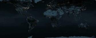 Wallpaper Night Earth Map X Dual Monitor Desktop