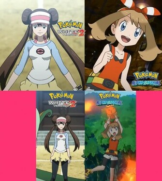 Pokemon Rosa And May Custom Wallpaper By Starwarriordecade On