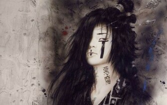 Luis Royo Wallpaper Darkness Asians Artwork